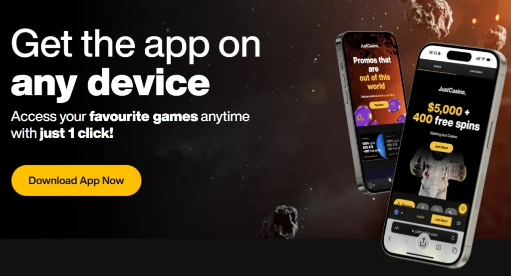 Just Casino App on Any Device