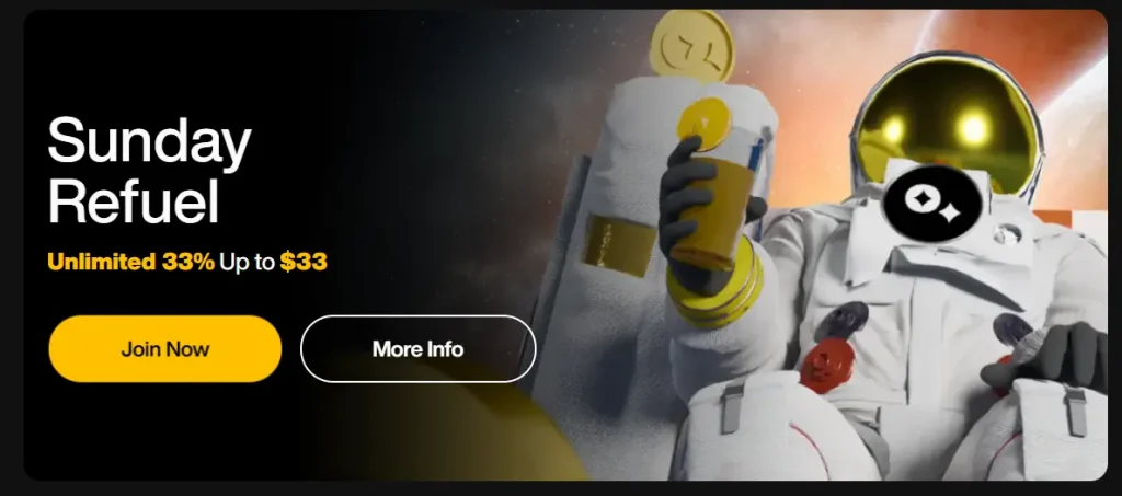 Sunday Refuel Just Casino Australia Bonus