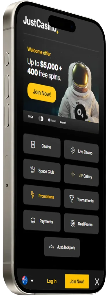 Features for Mobile Version on JustCasino App