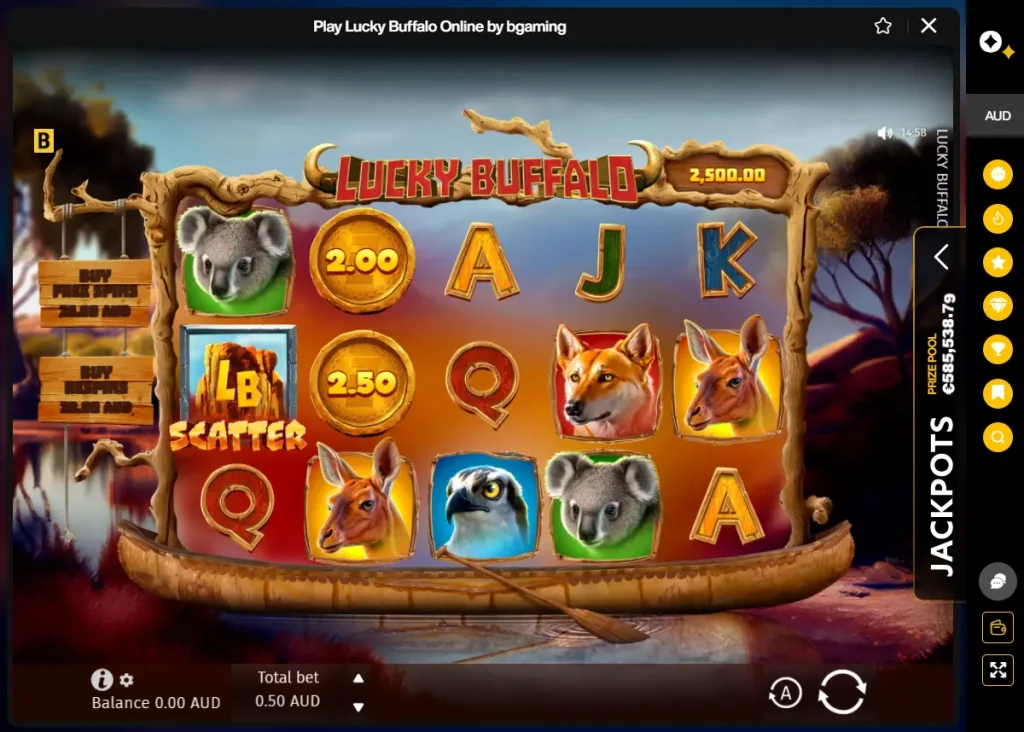 Lucky Buffalo Pokie
