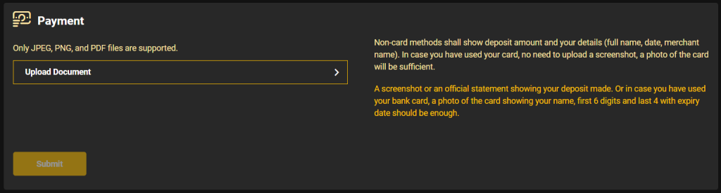 Verification for Payments